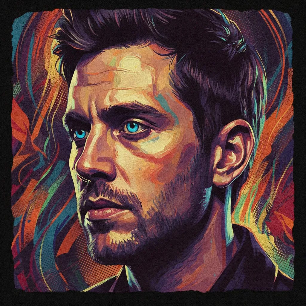Artistic portrait of Patrick Brice