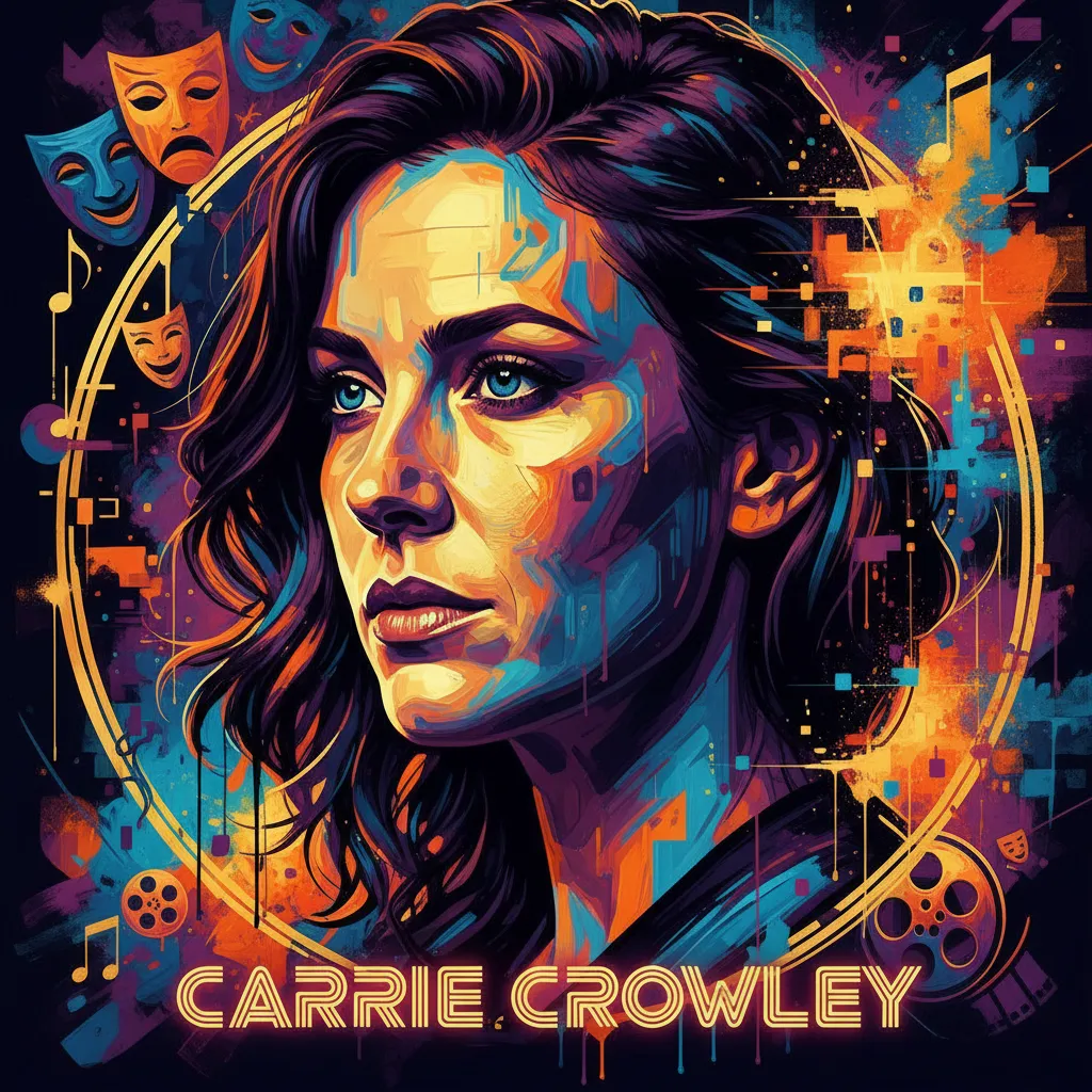 Artistic portrait of Carrie Crowley