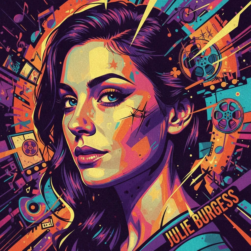 Artistic portrait of Julie Burgess