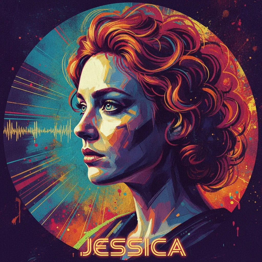 Artistic portrait of Jessica Brown Findlay