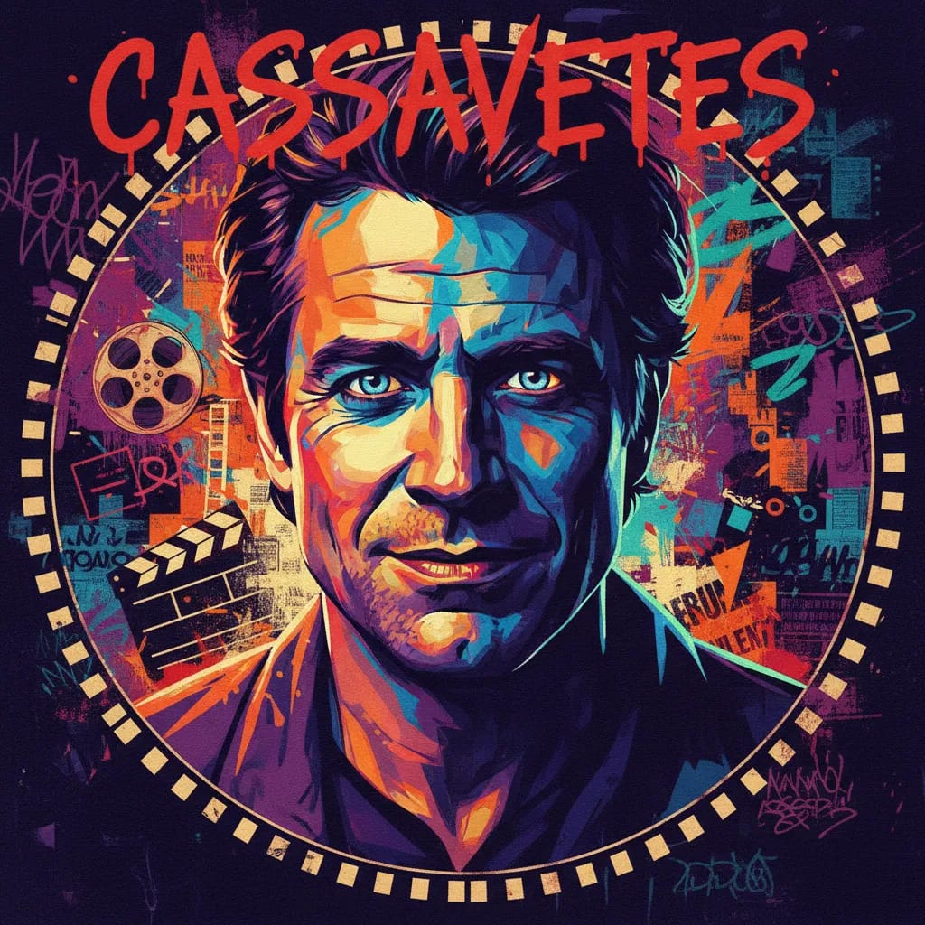 Artistic portrait of Nick Cassavetes