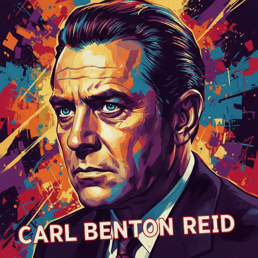 Artistic portrait of Carl Benton Reid