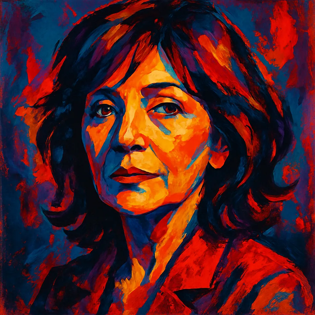 Artistic portrait of Chantal Lauby