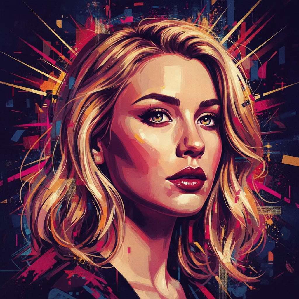 Artistic portrait of Lucy Fry