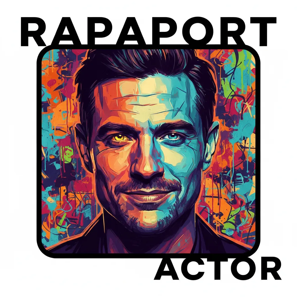 Artistic portrait of Michael Rapaport