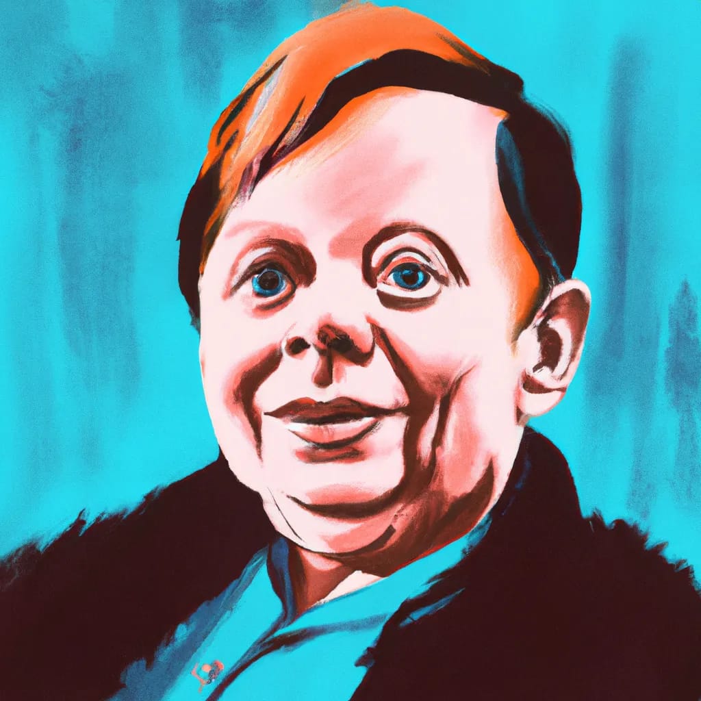 Artistic portrait of Mickey Rooney