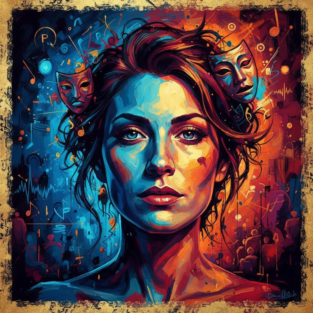 Artistic portrait of Chantal Quesnelle