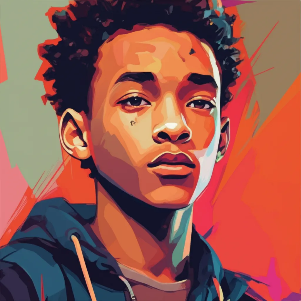 Artistic portrait of Jaden Smith