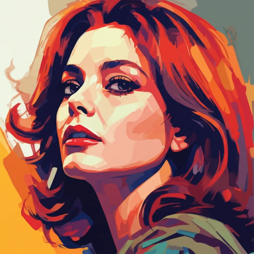 Artistic portrait of Claudia Cardinale