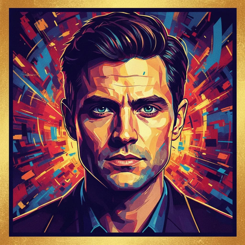 Artistic portrait of Daniel Gillies