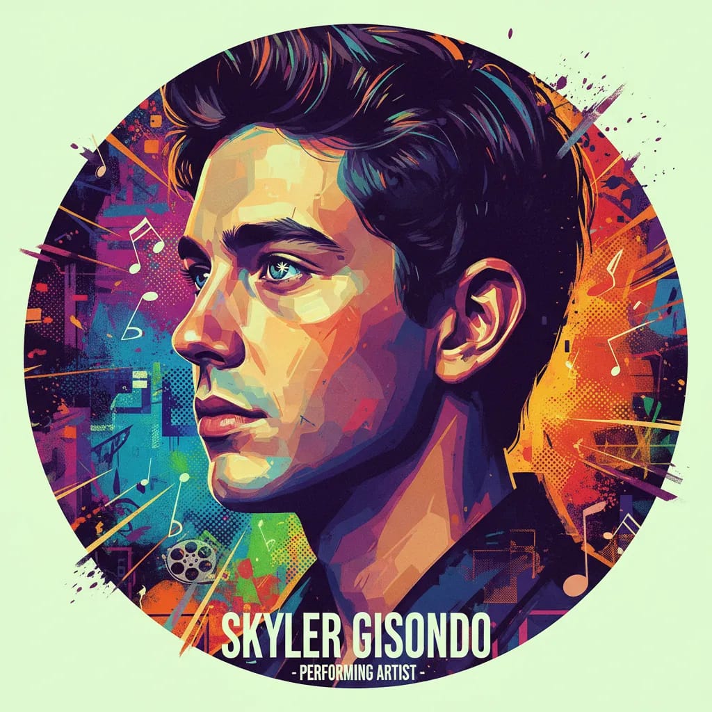 Artistic portrait of Skyler Gisondo