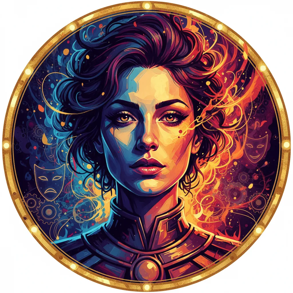 Artistic portrait of Stephanie Leonidas