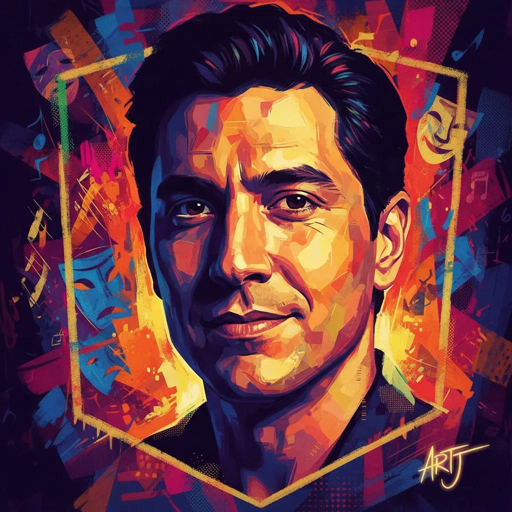 Artistic portrait of Héctor Jiménez