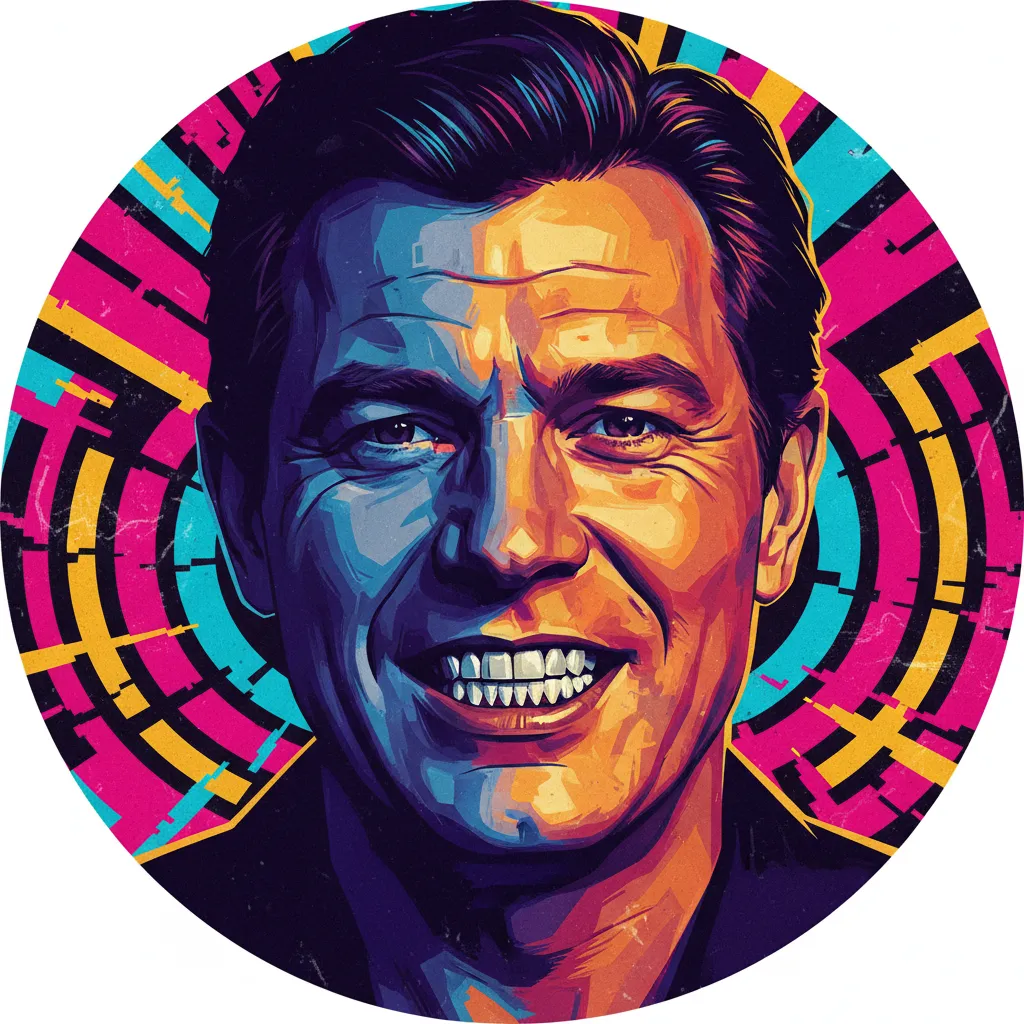Artistic portrait of Richard Kiel