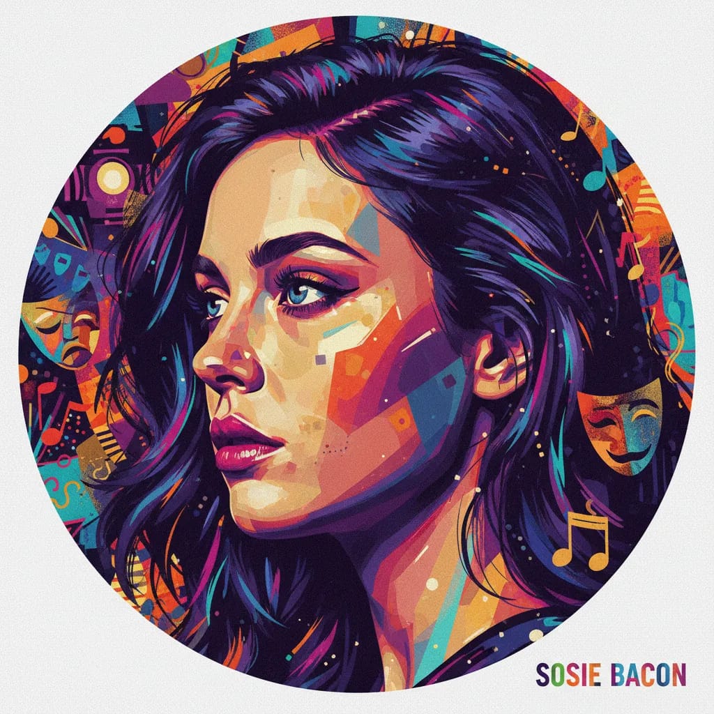 Artistic portrait of Sosie Bacon