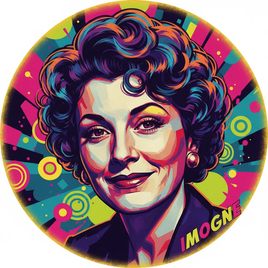 Artistic portrait of Imogene Coca