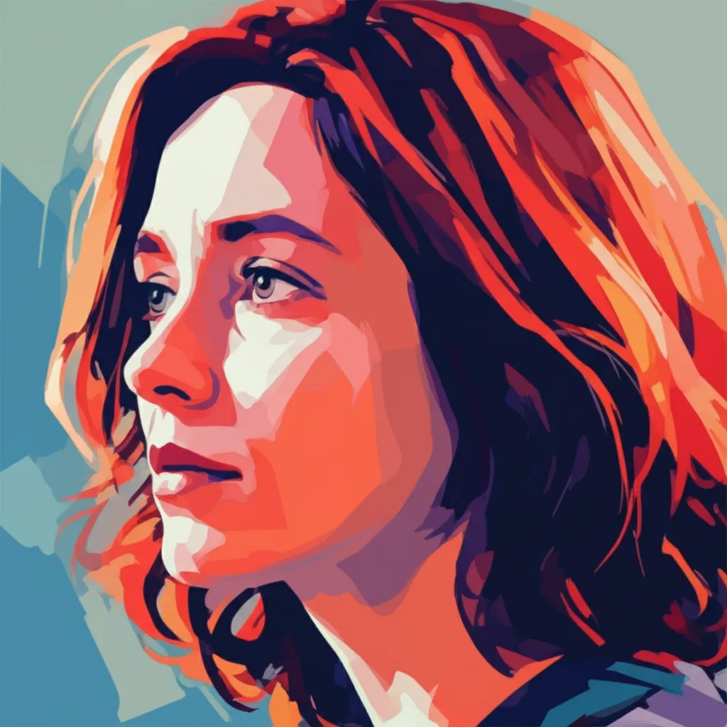 Artistic portrait of Johanna ter Steege