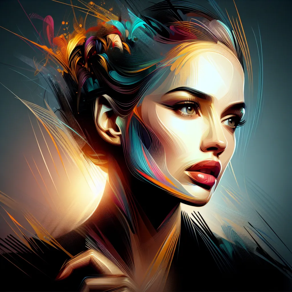 Artistic portrait of Brenda Marshall