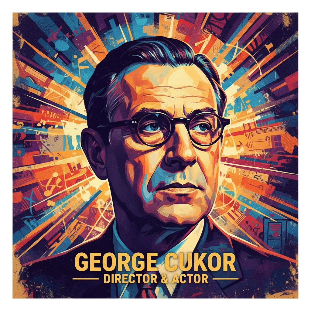 Artistic portrait of George Cukor