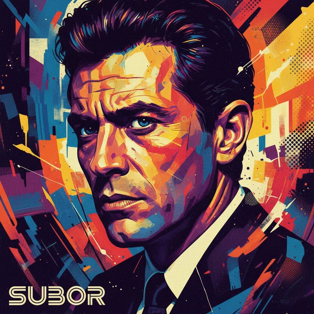 Artistic portrait of Michel Subor