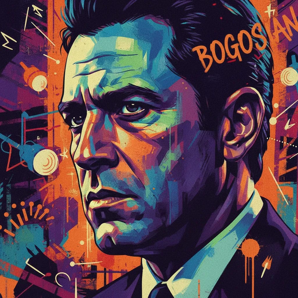 Artistic portrait of Eric Bogosian