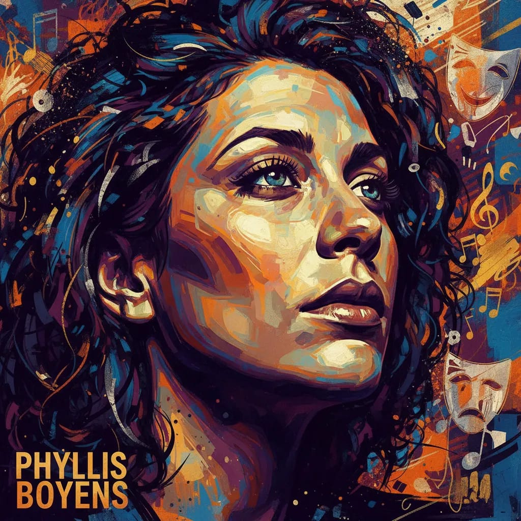 Artistic portrait of Phyllis Boyens
