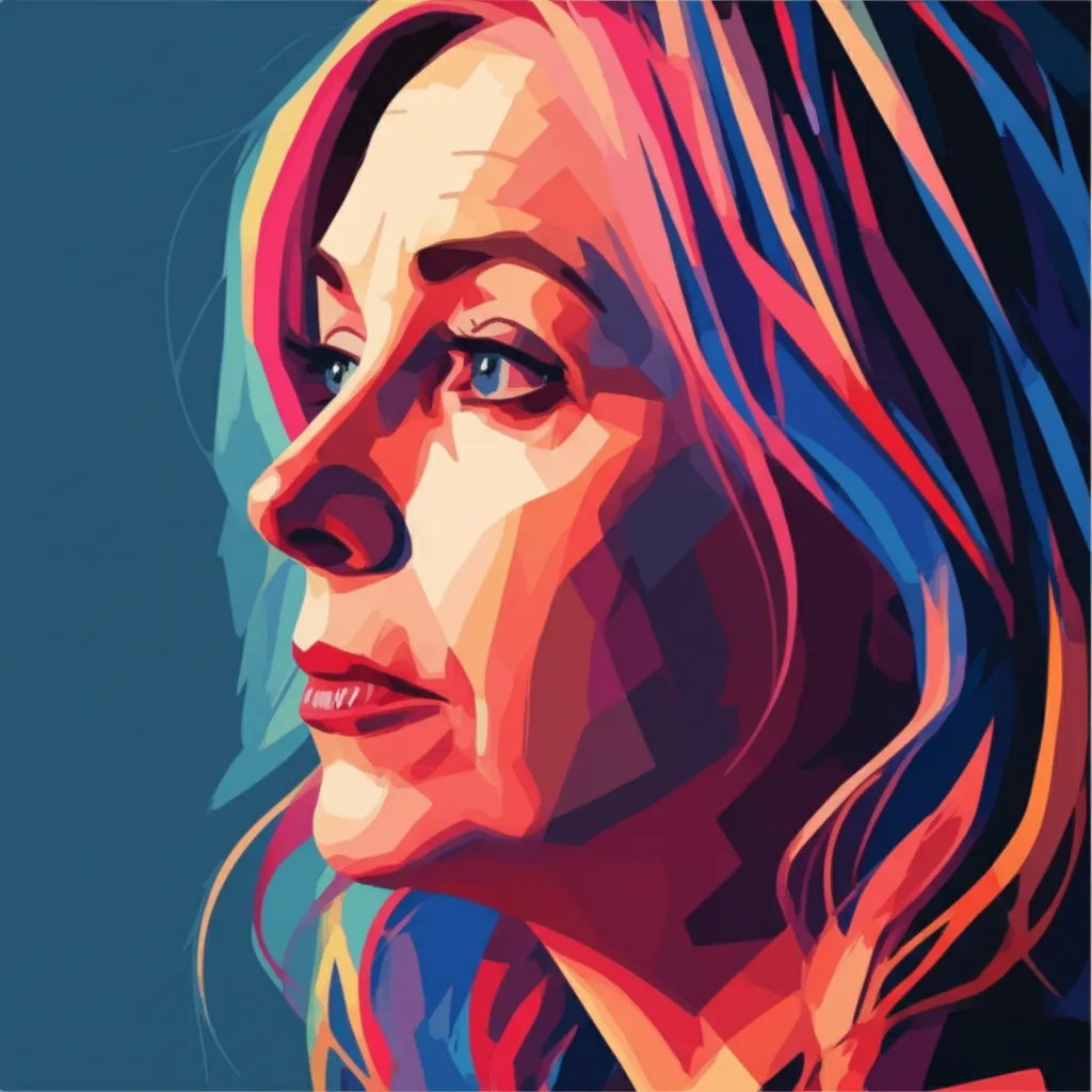 Artistic portrait of Kari Sylwan