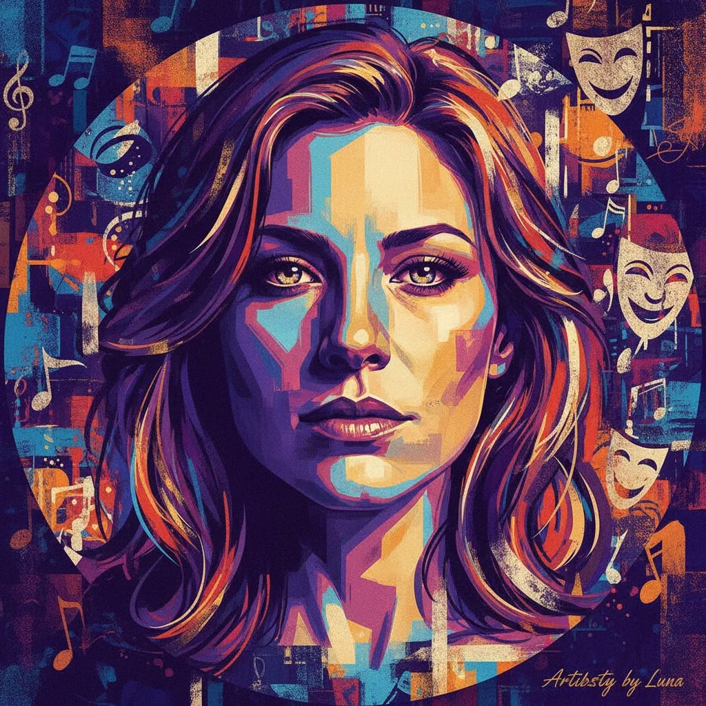 Artistic portrait of Elizabeth Mitchell