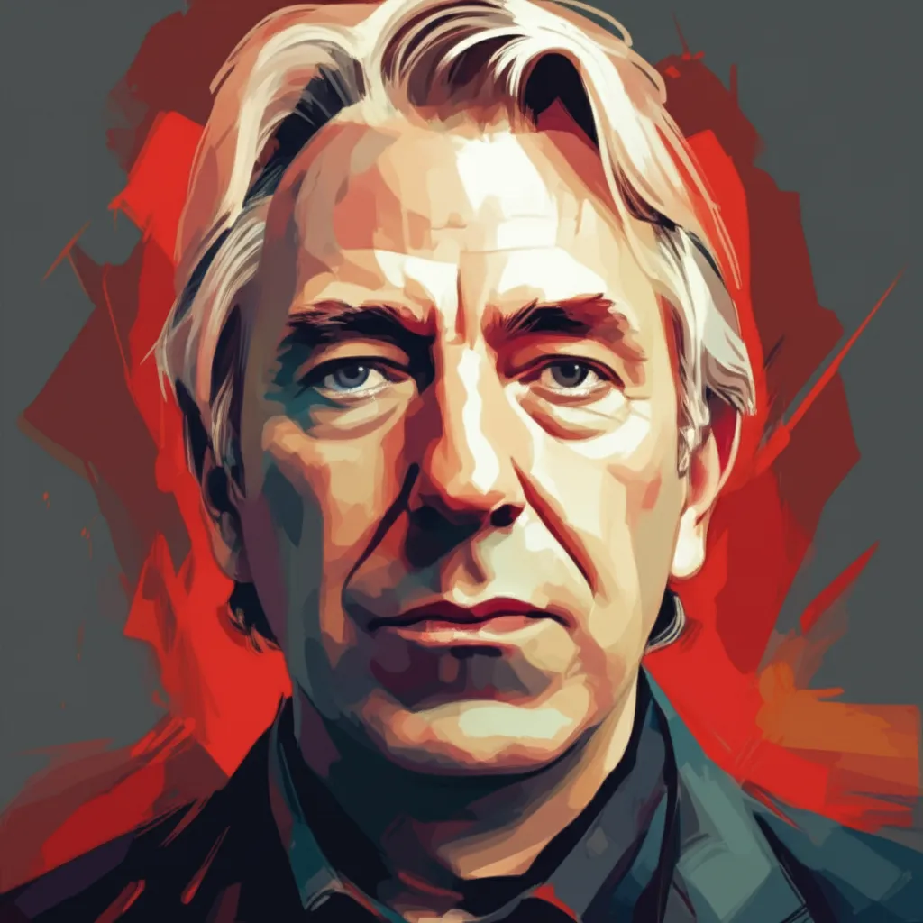 Portrait of Alan Rickman