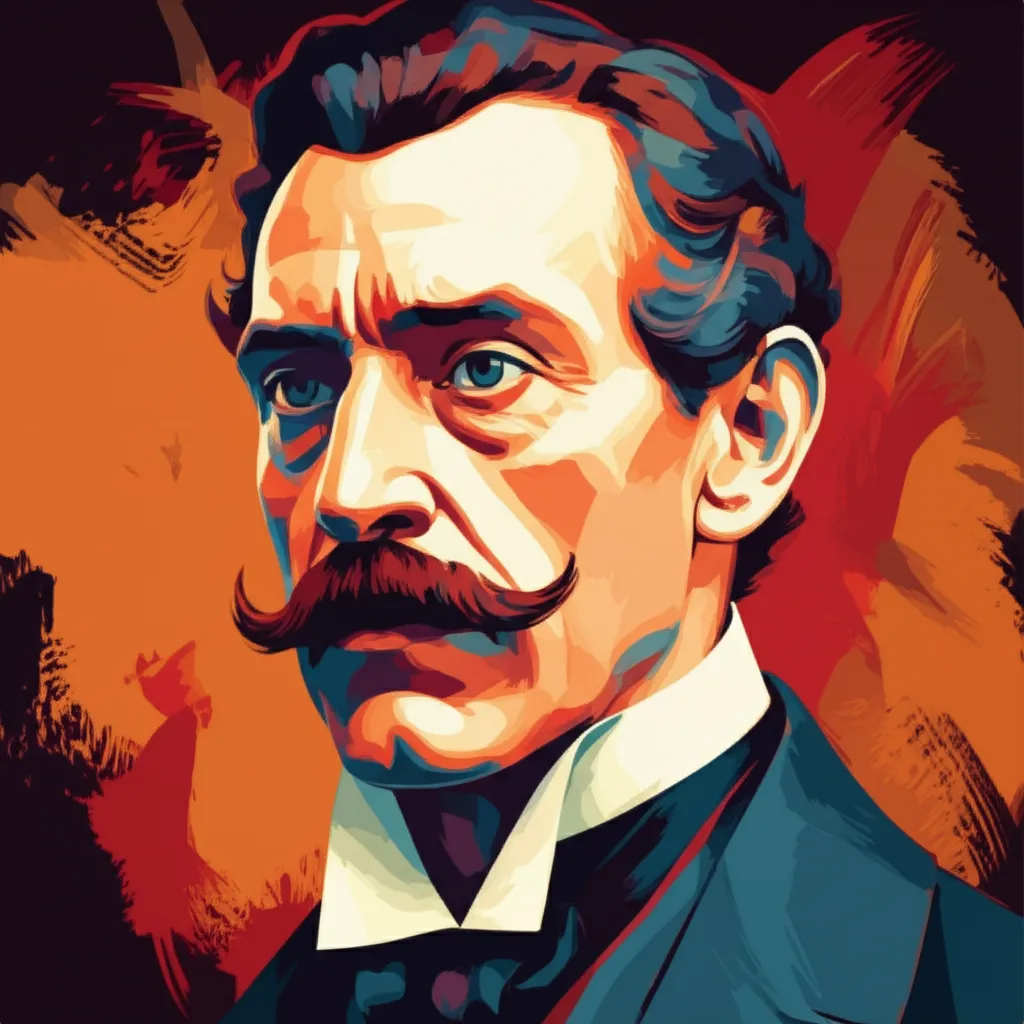 Artistic portrait of Walter Hampden
