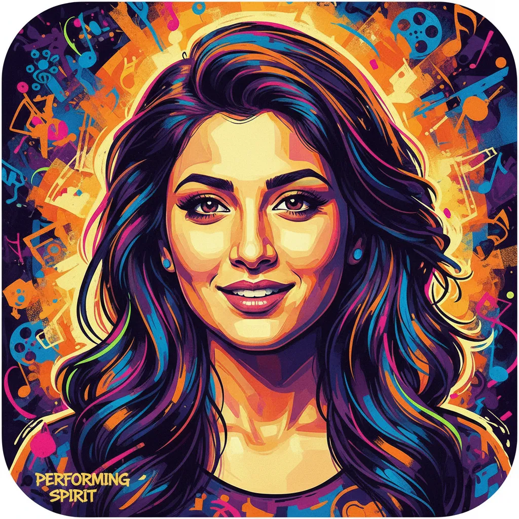 Artistic portrait of Sana Saeed