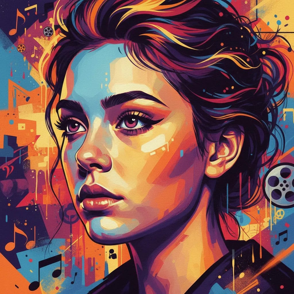 Artistic portrait of Chloe Coleman