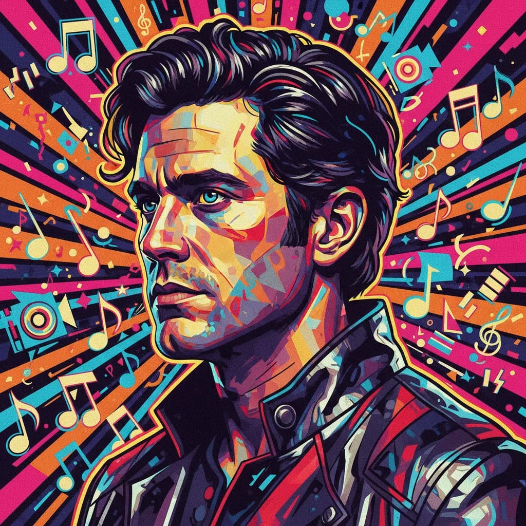 Artistic portrait of Wes Bentley
