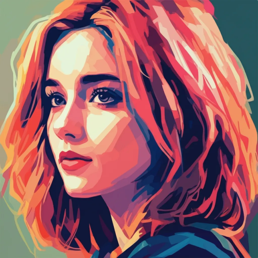 Artistic portrait of Andrea Heick Gadeberg