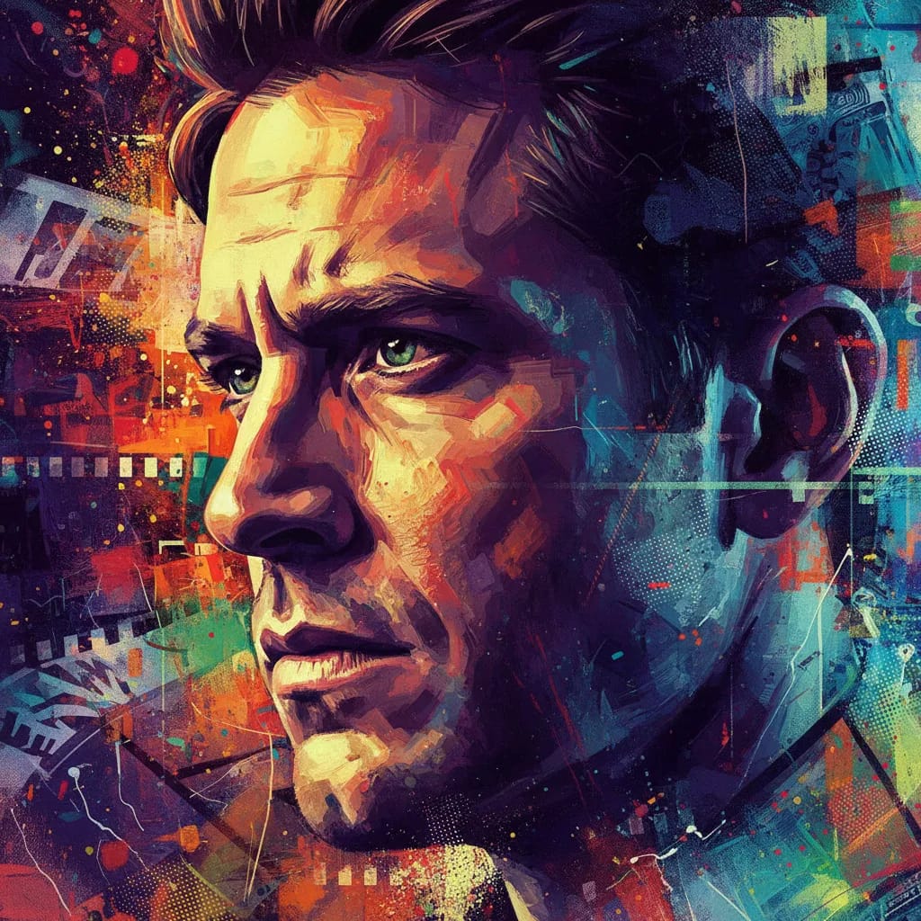 Artistic portrait of Bruce Ramsay