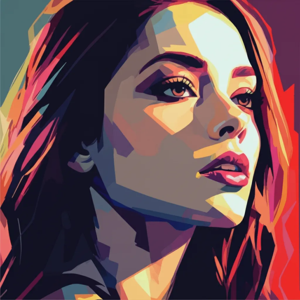 Artistic portrait of Juliana Harkavy