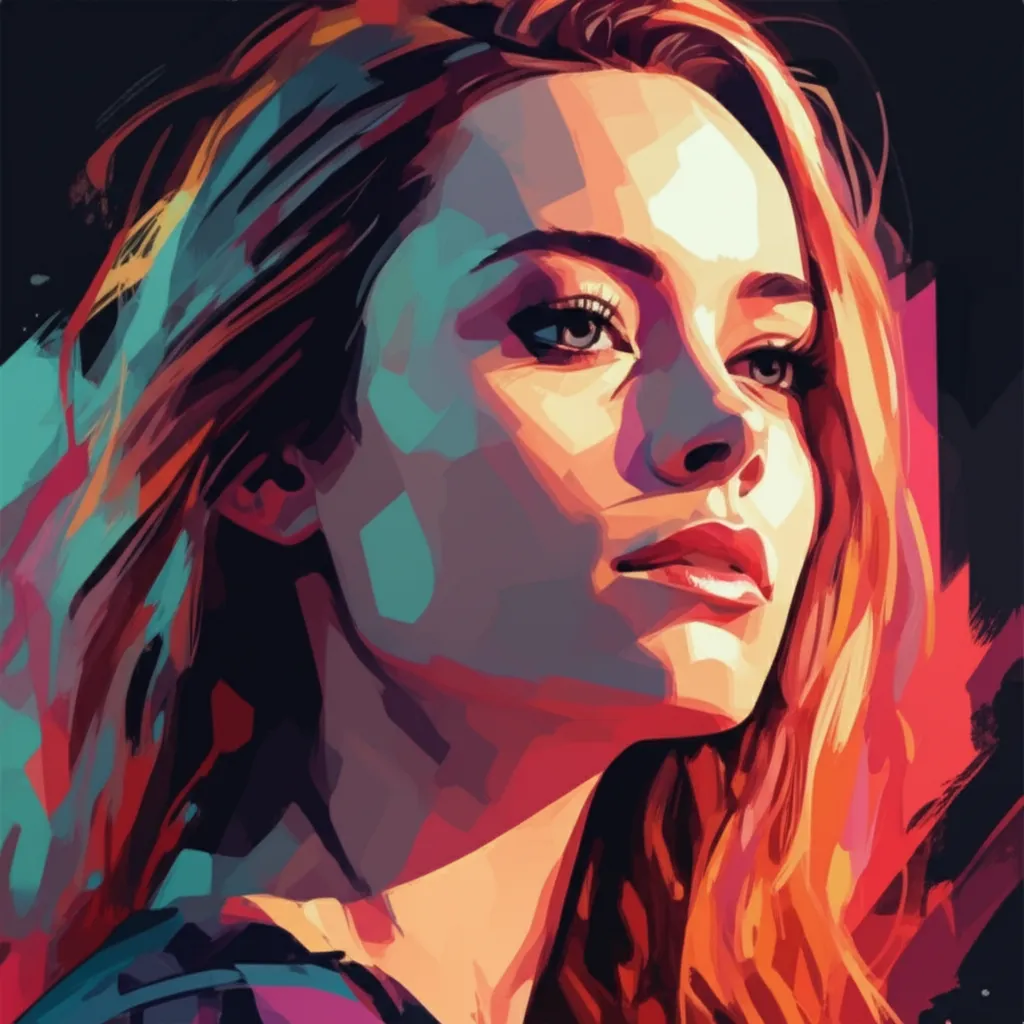 Artistic portrait of Brie Larson