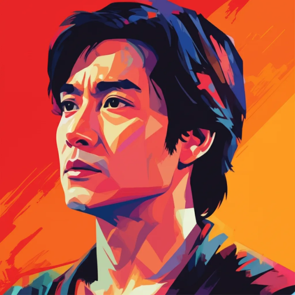 Artistic portrait of John Lone