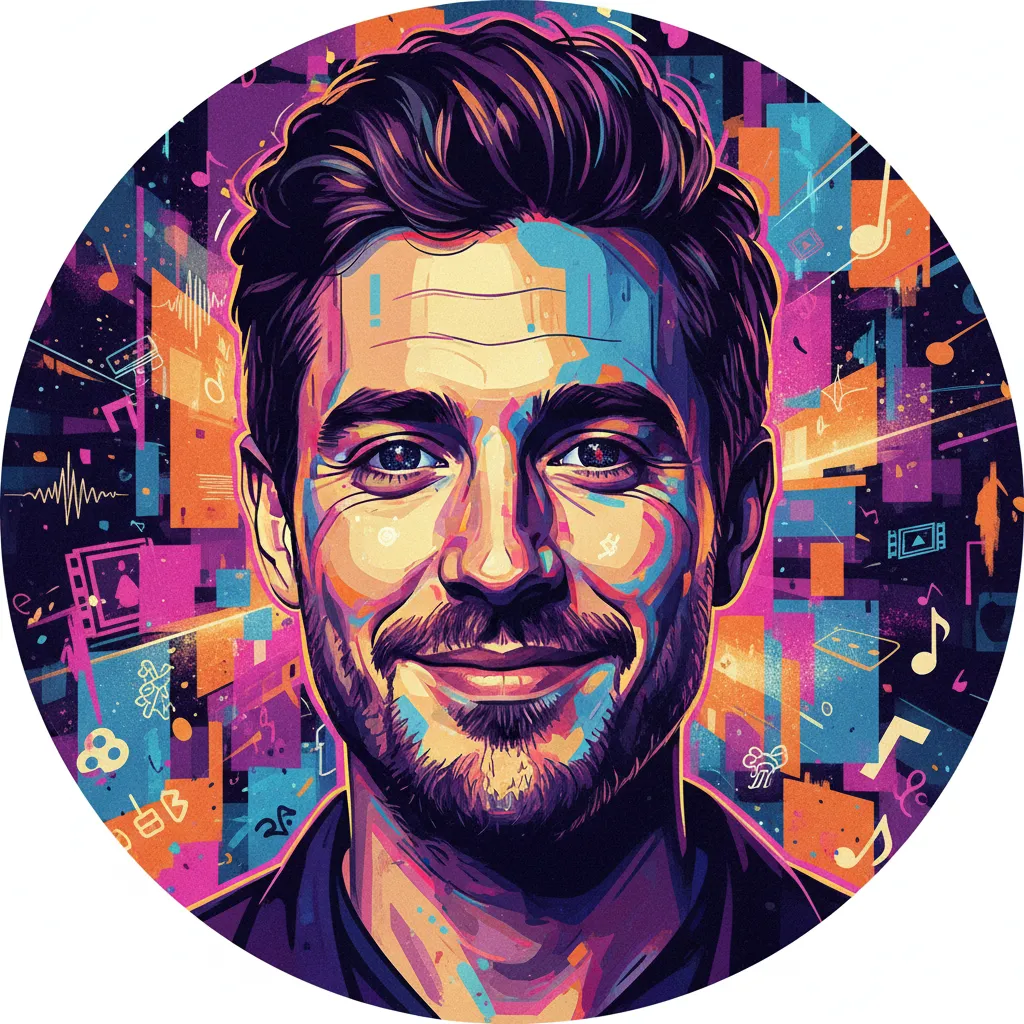 Artistic portrait of Jonathan Daniel Brown