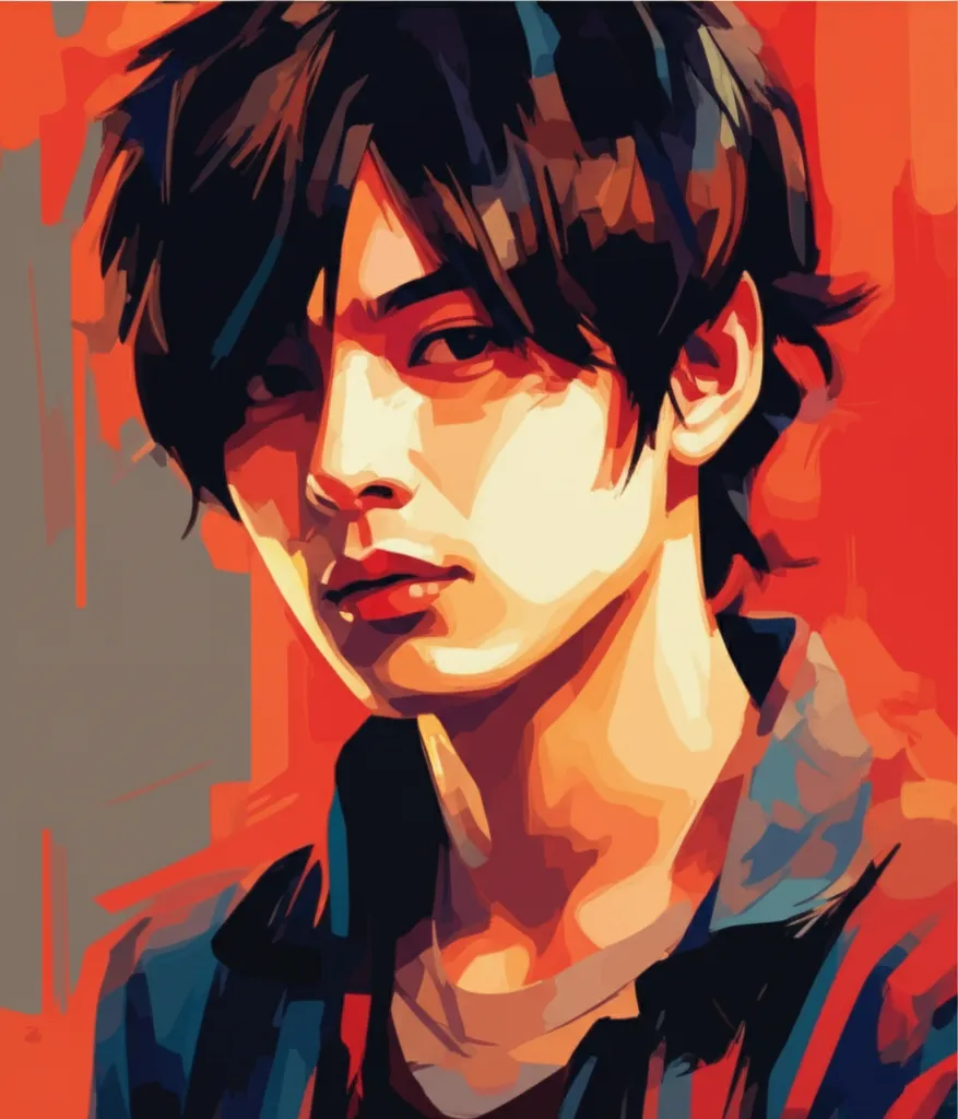 Artistic portrait of Tsunehiko Kamijô