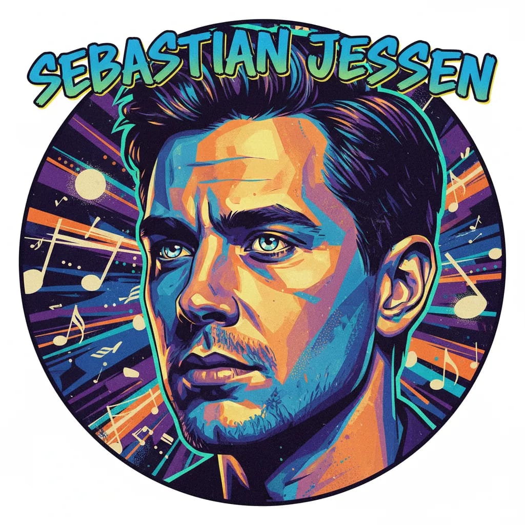 Artistic portrait of Sebastian Jessen