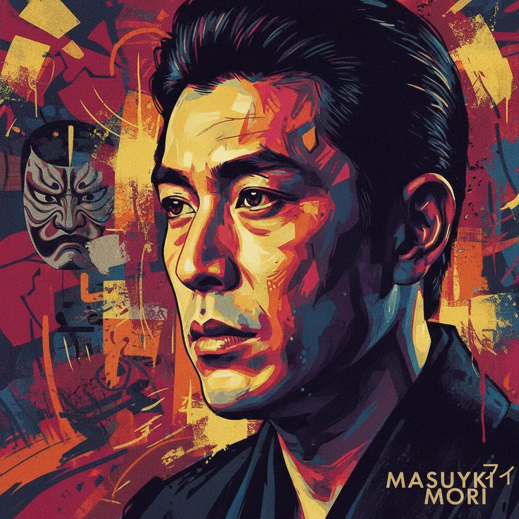 Artistic portrait of Masayuki Mori