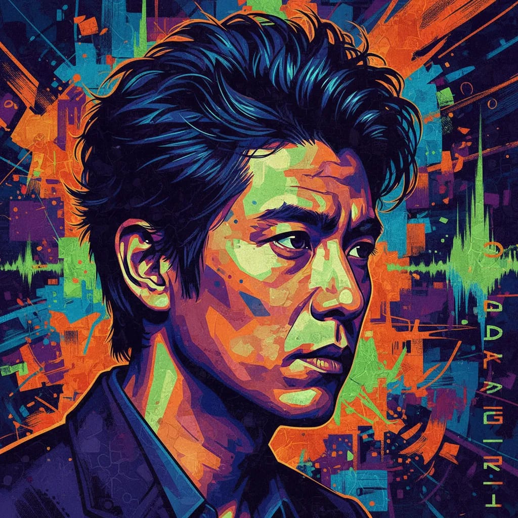 Artistic portrait of Joe Odagiri