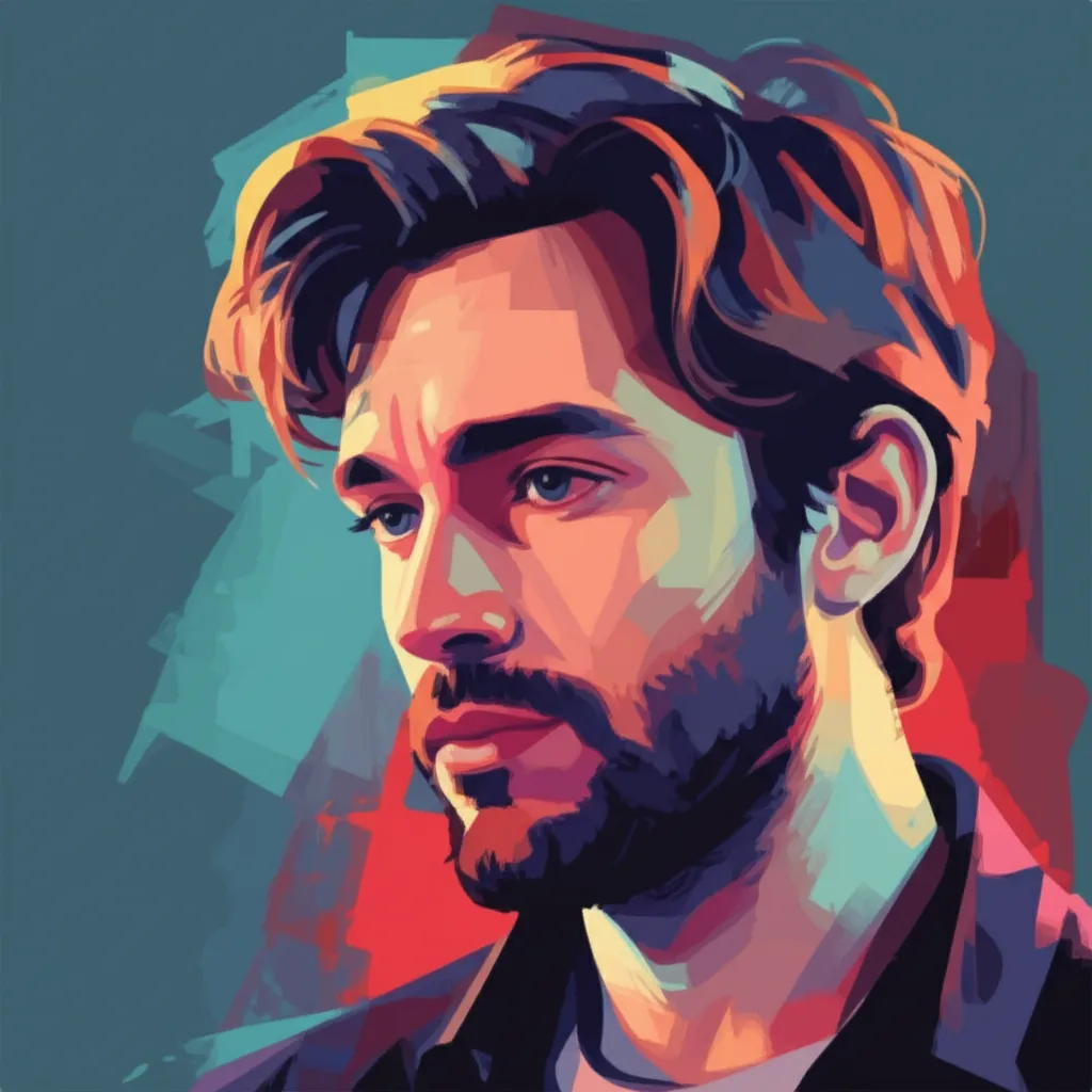 Artistic portrait of Carlos Peralta