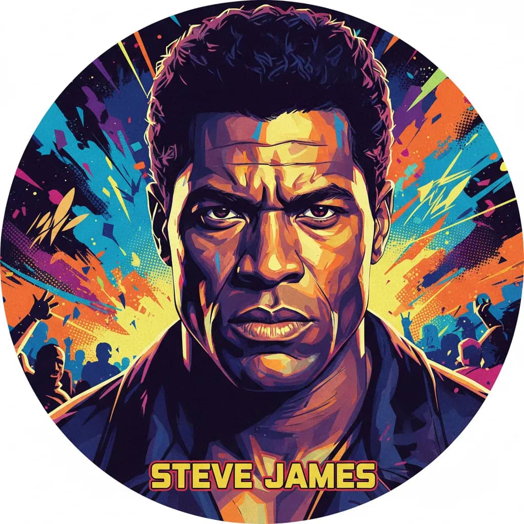 Portrait of Steve James