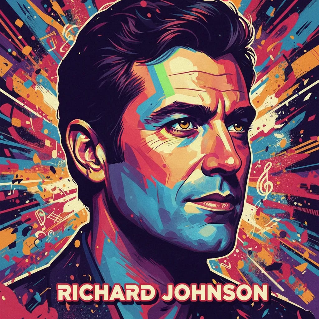 Artistic portrait of Richard Johnson