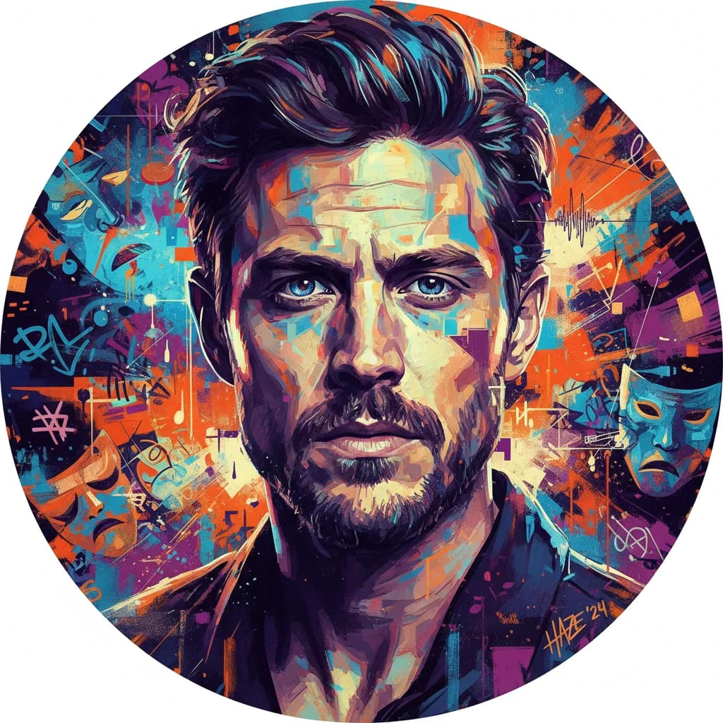 Artistic portrait of Scott Haze