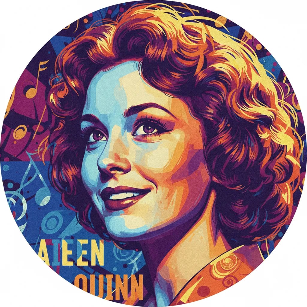 Artistic portrait of Aileen Quinn