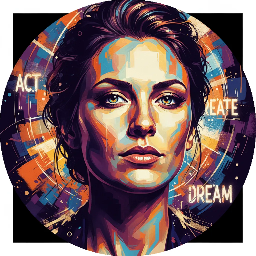 Artistic portrait of Anne Joyce