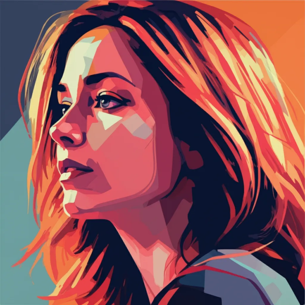Artistic portrait of Amy Hargreaves